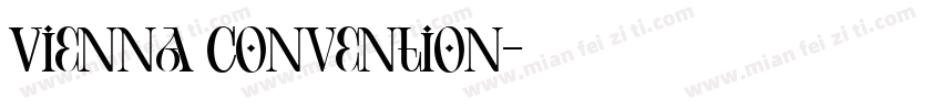 Vienna Convention字体转换